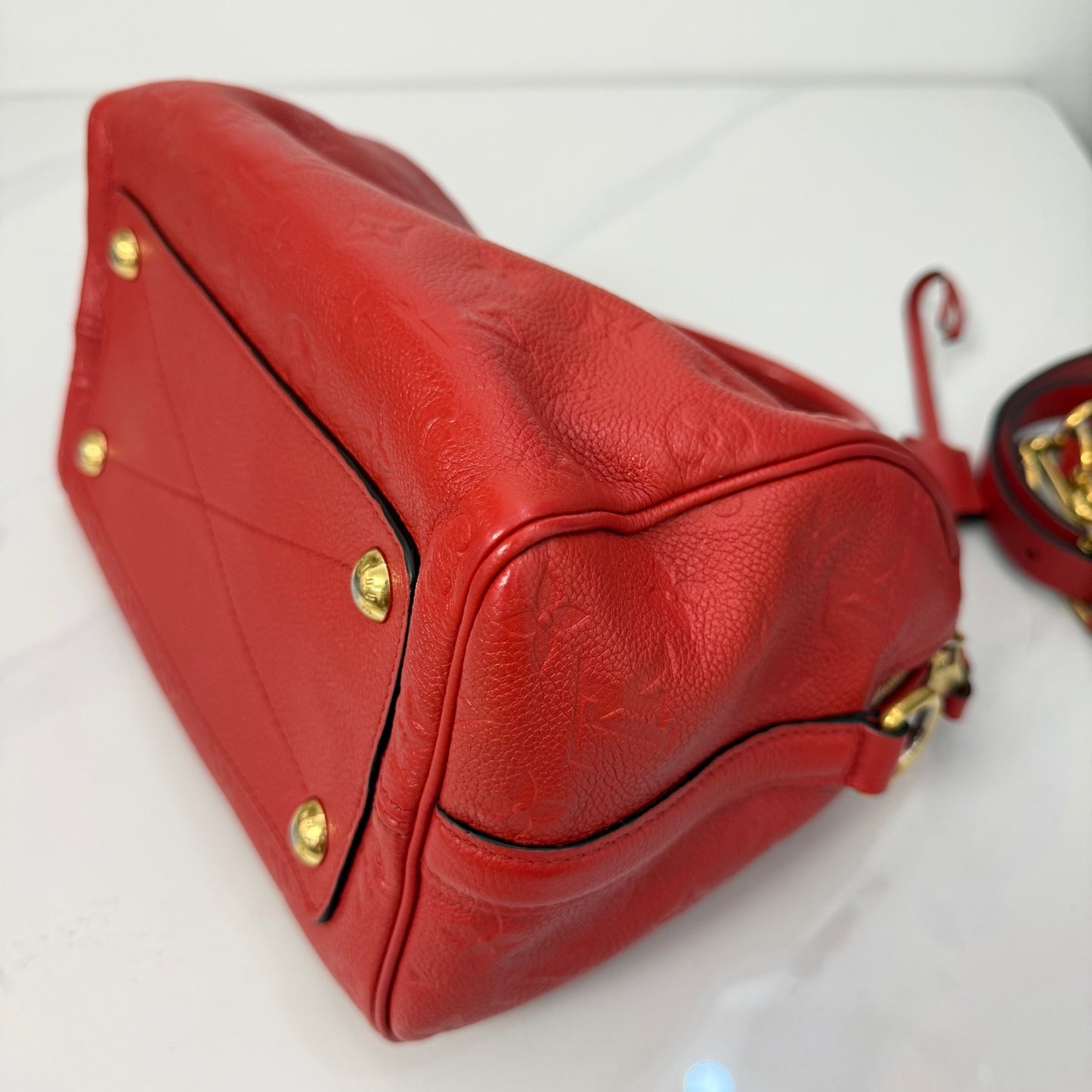Louis Vuitton - Speedy - Leather - Red - (small)
