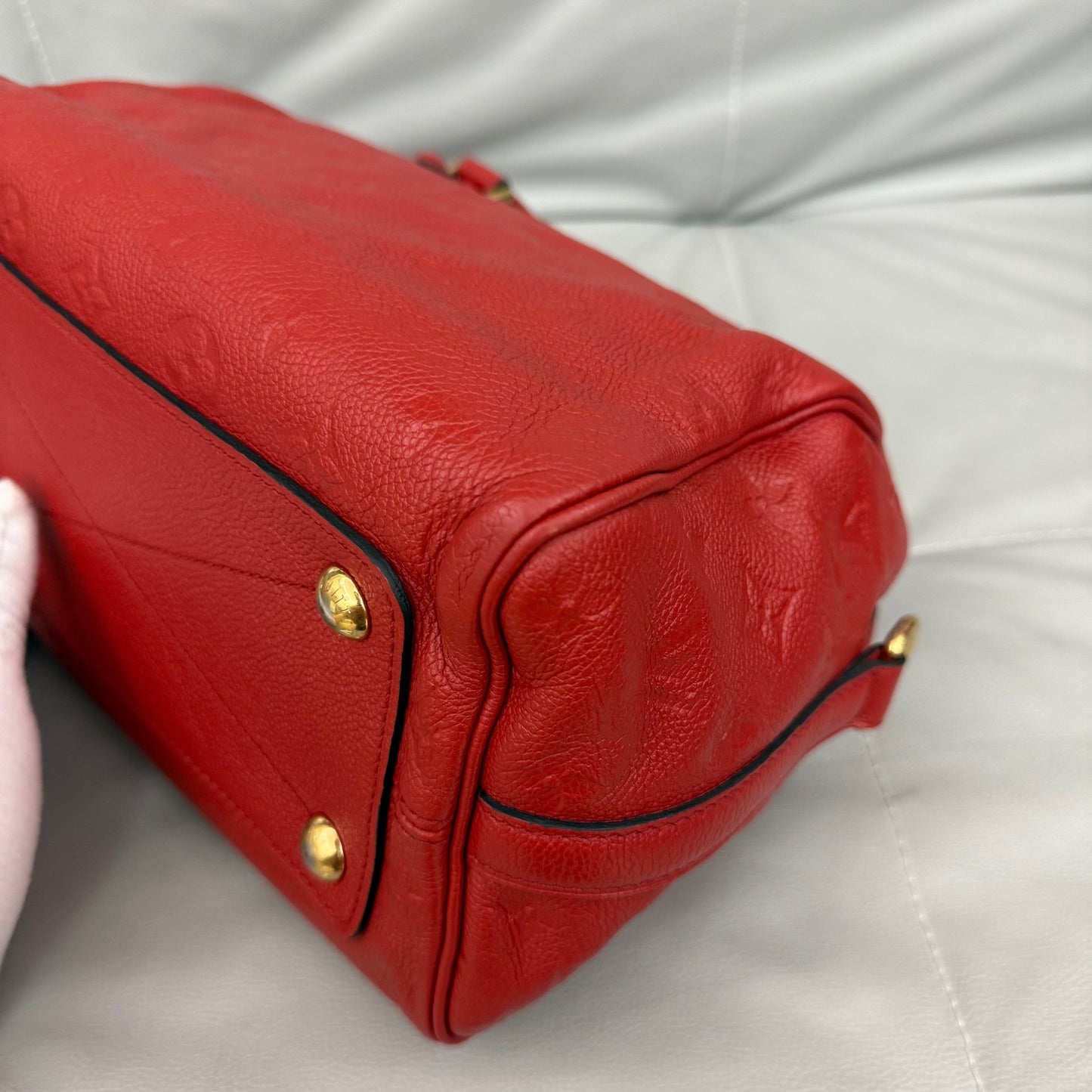 Louis Vuitton - Speedy - Leather - Red - (small)