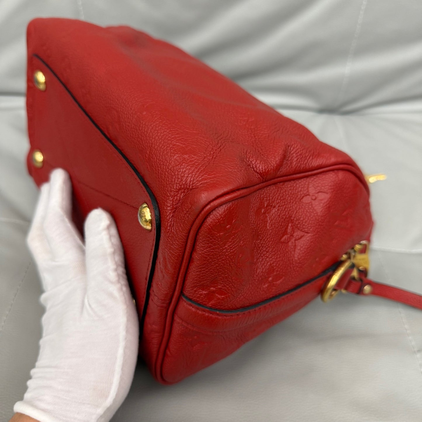 Louis Vuitton - Speedy - Leather - Red - (small)