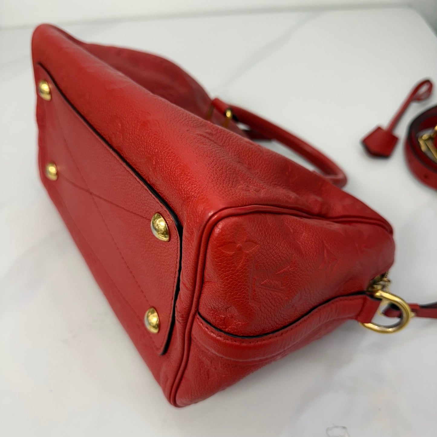 Louis Vuitton - Speedy - Leather - Red - (small)