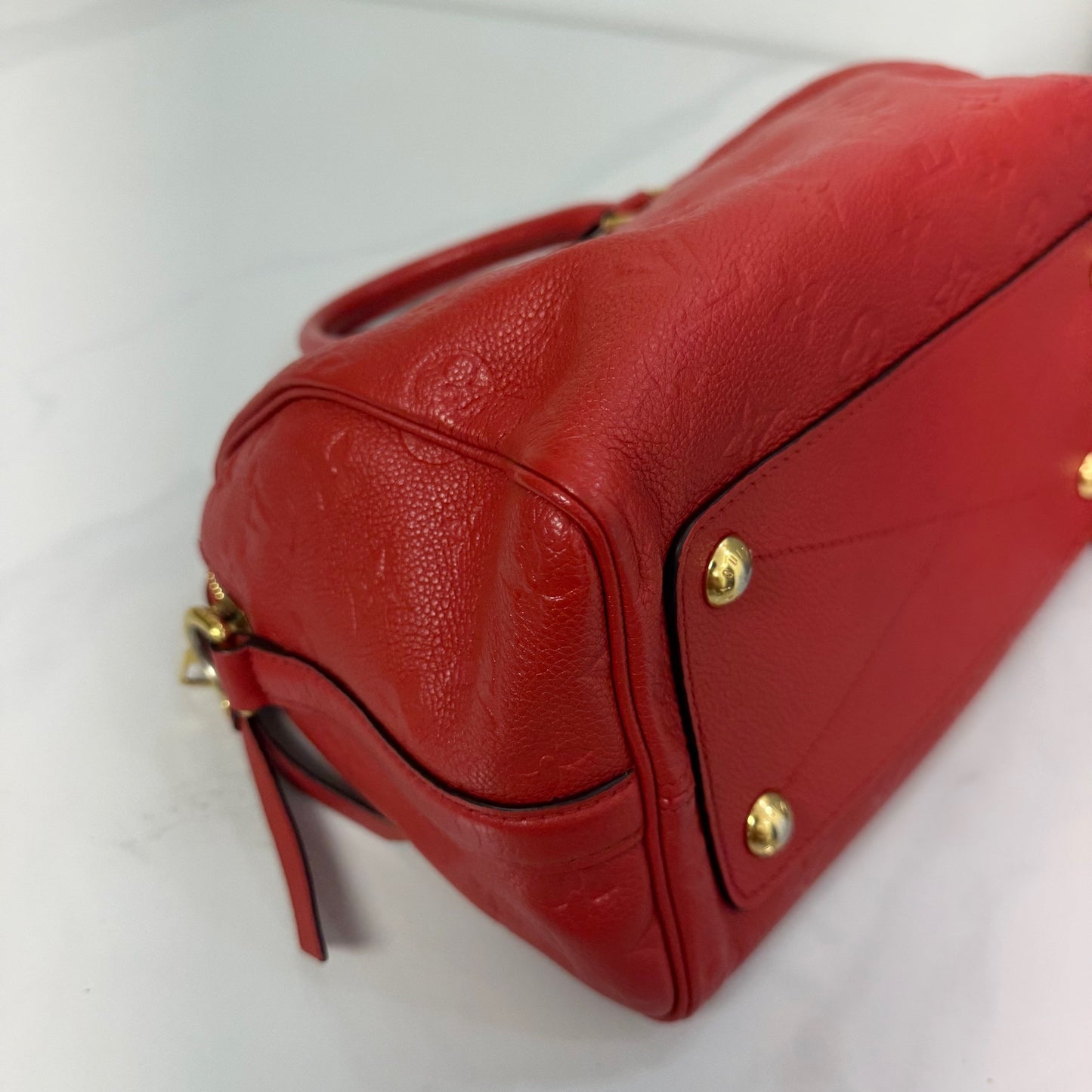 Louis Vuitton - Speedy - Leather - Red - (small)