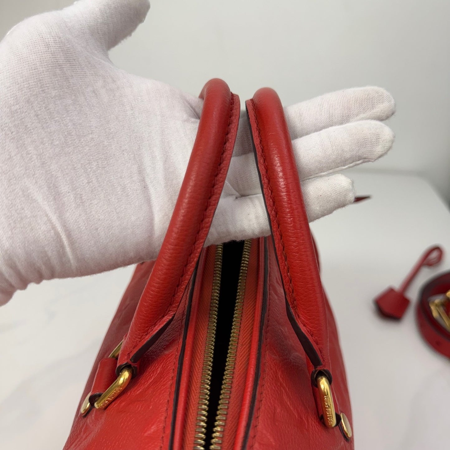 Louis Vuitton - Speedy - Leather - Red - (small)