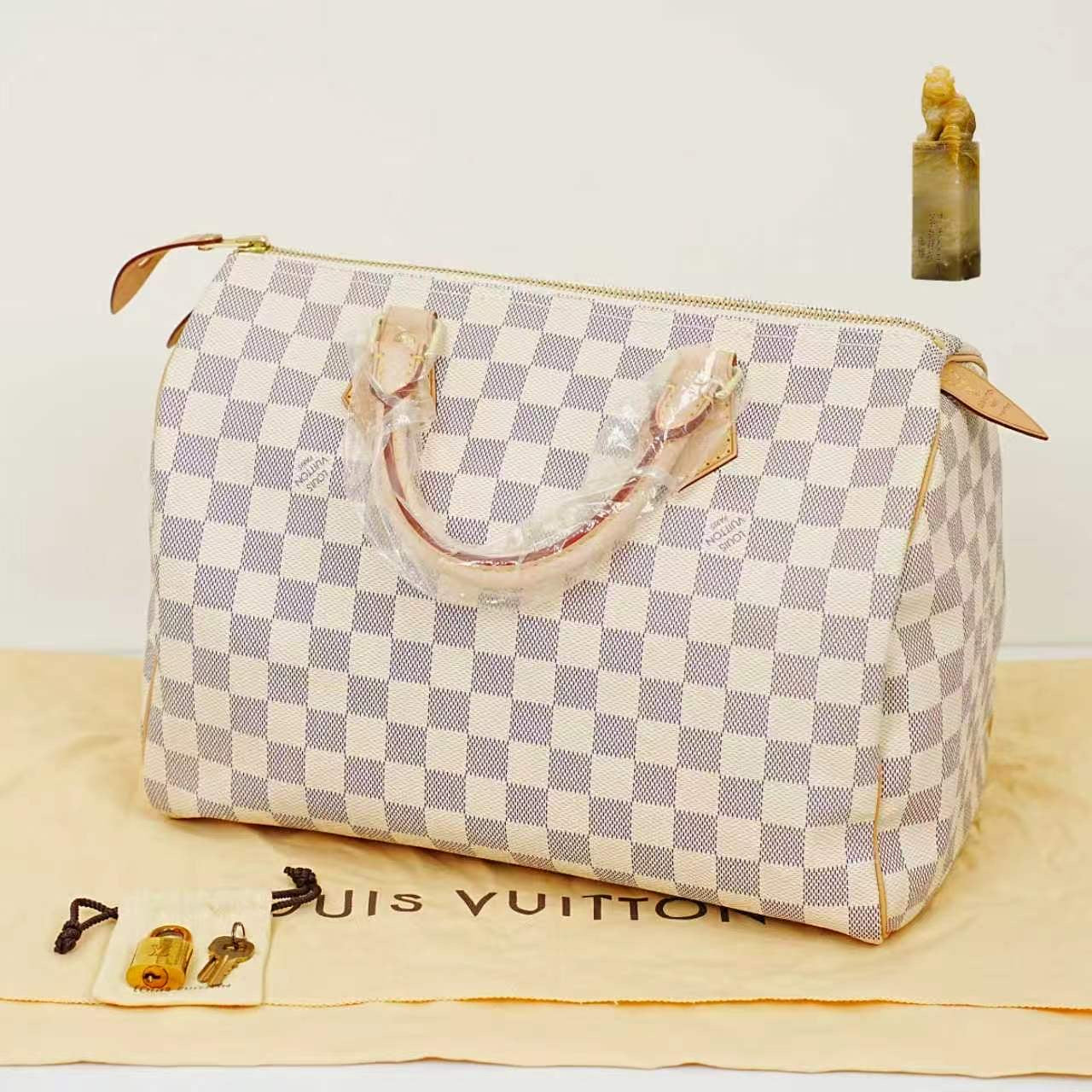 Louis Vuitton - Speedy - Leather - White - (30)