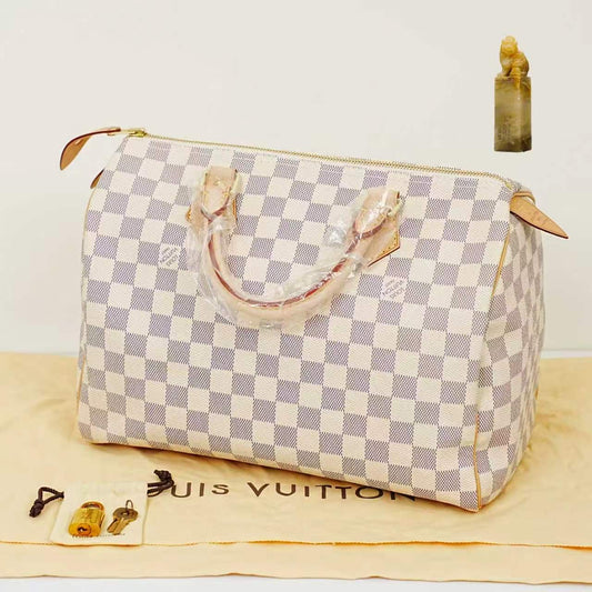 Louis Vuitton - Speedy - Leather - White - (30)