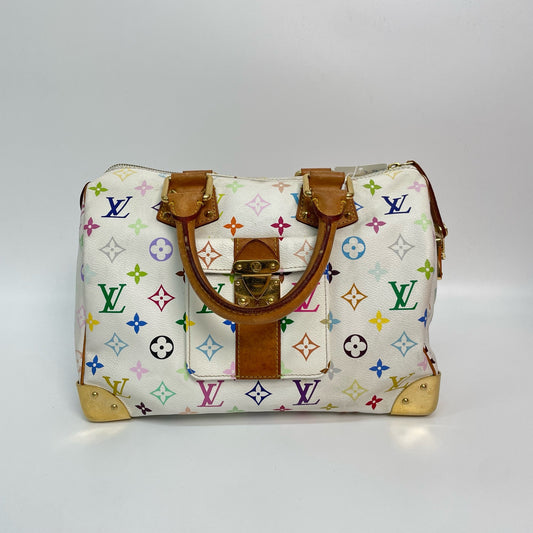 Louis Vuitton - Speedy - Leather - White - (medium)