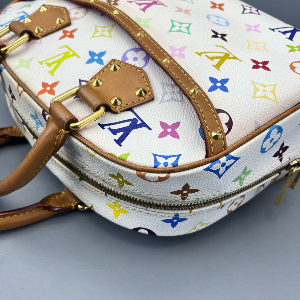 Louis Vuitton - Speedy Multicolor - Leather - White - (Small)