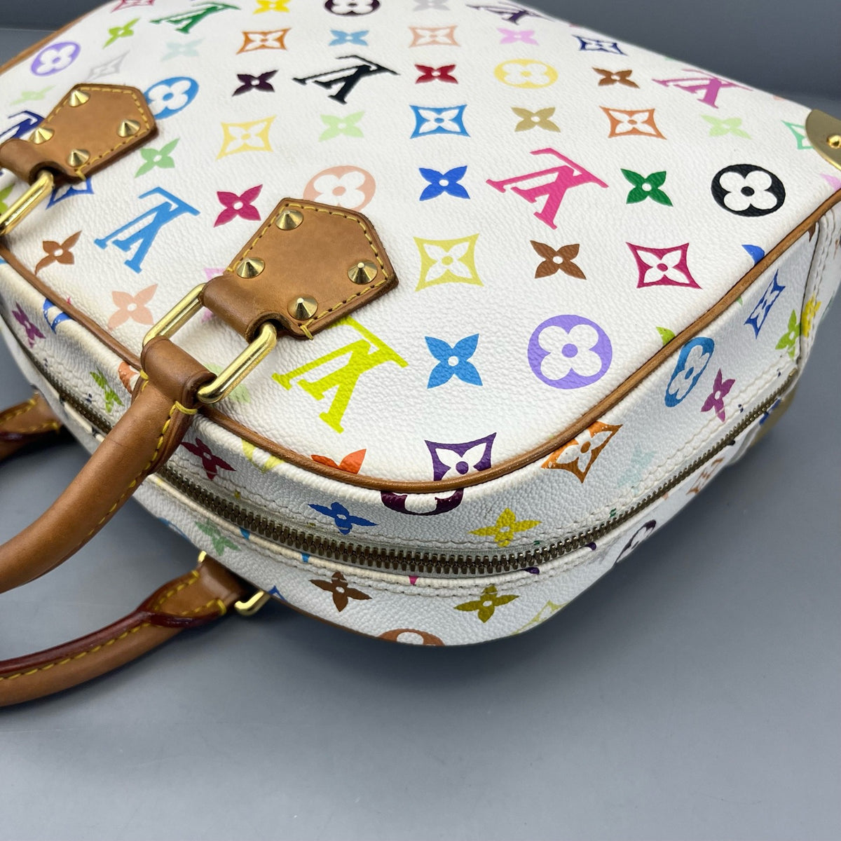 Louis Vuitton - Speedy Multicolor - Leather - White - (Small)