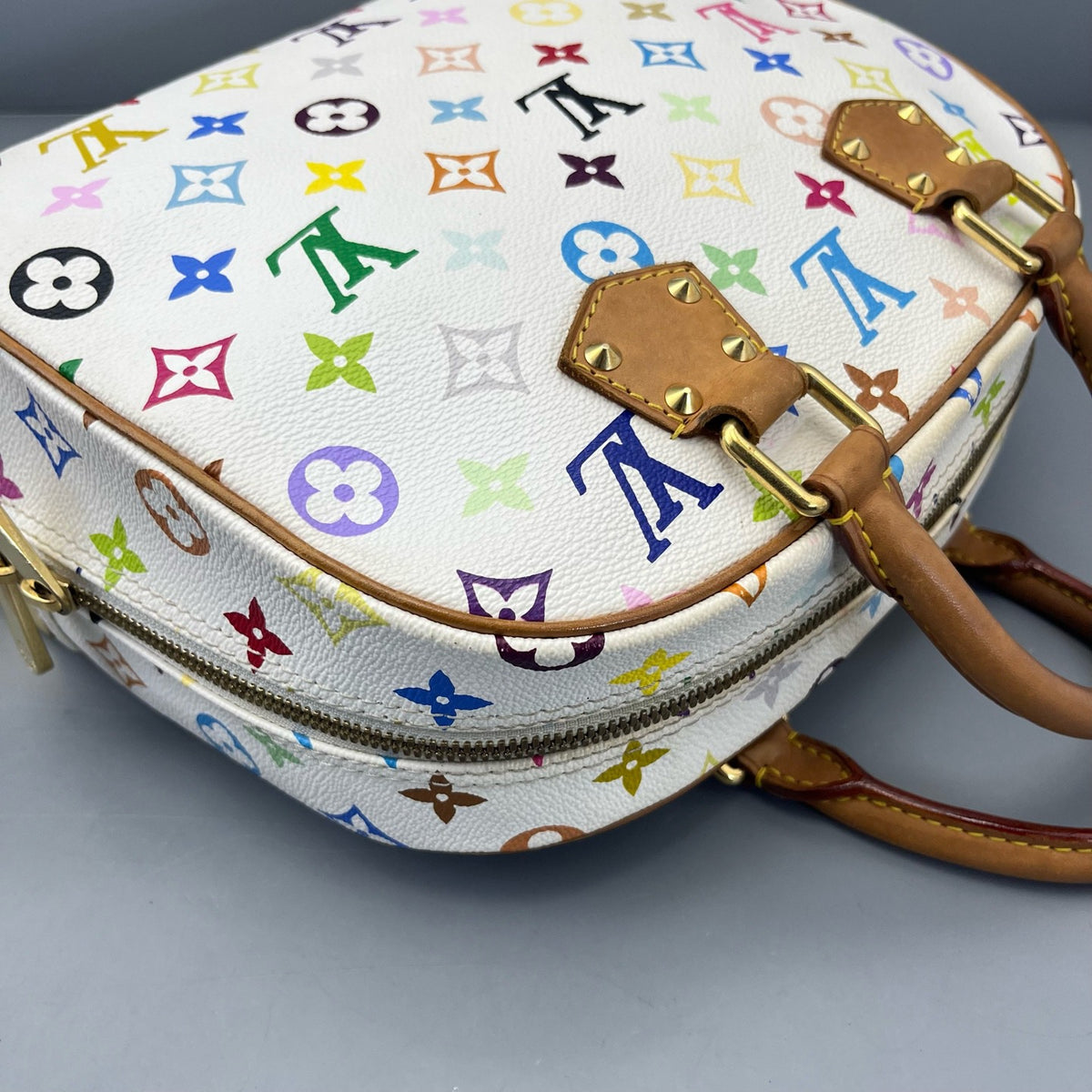 Louis Vuitton - Speedy Multicolor - Leather - White - (Small)