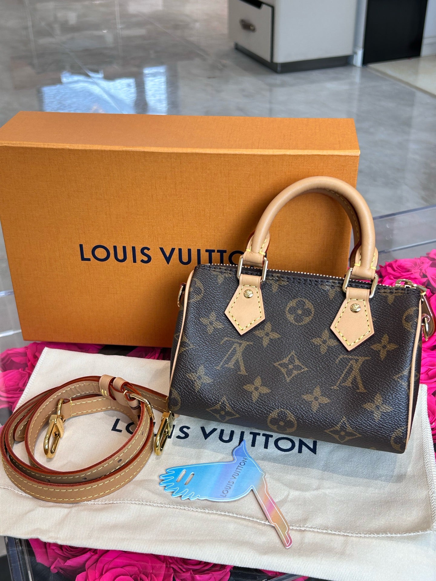 Louis Vuitton - Speedy Nano - Canvas - Brown