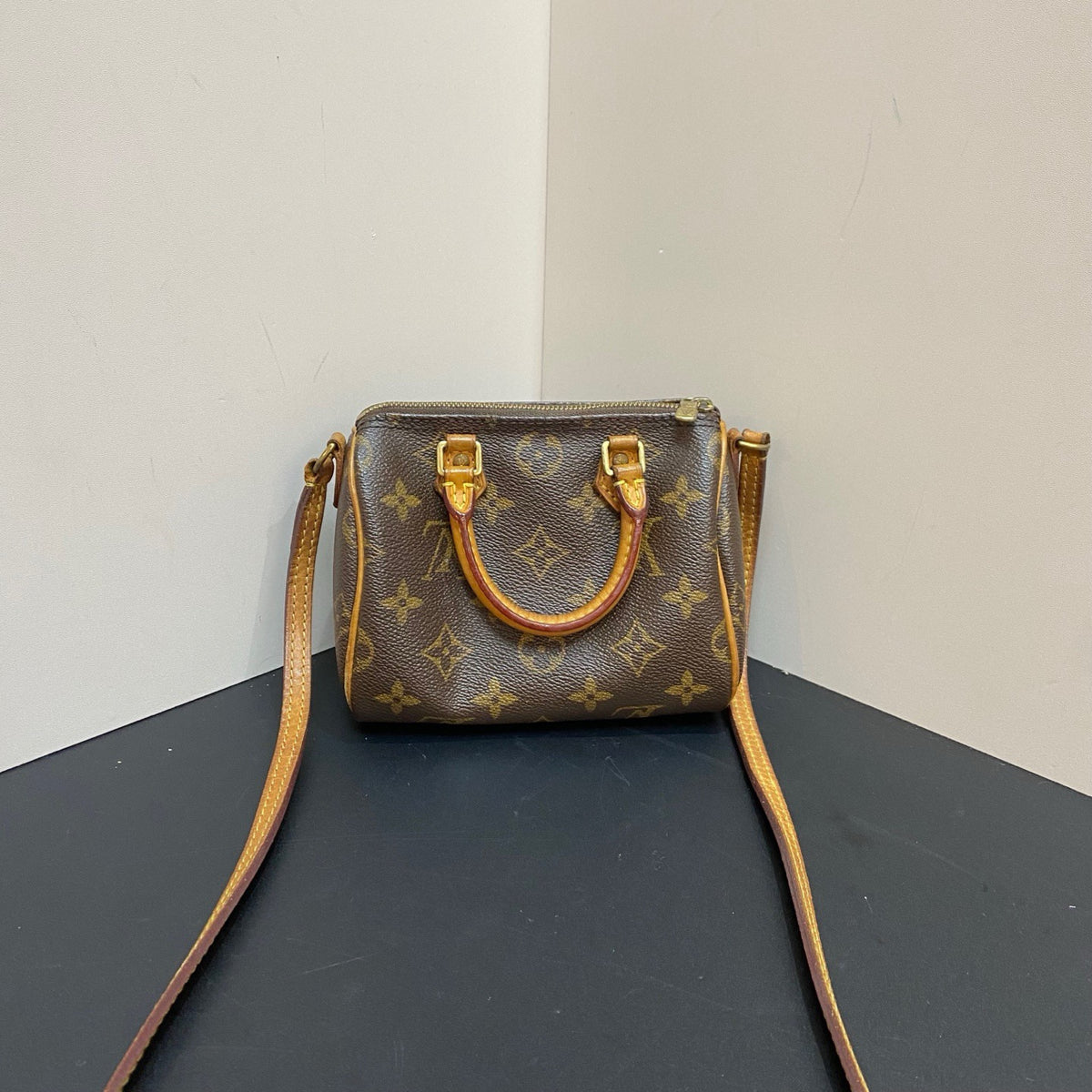 Louis Vuitton - Speedy Nano - Cloth - Brown - (mini)