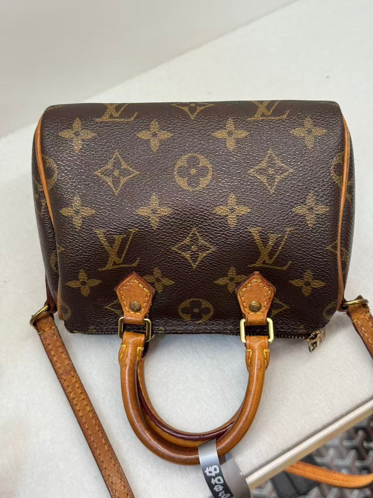 Louis Vuitton - Speedy Nano - Cloth - Brown - (mini)