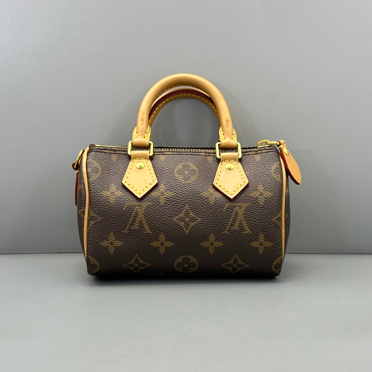 Louis Vuitton - Speedy Nano - Cloth - Brown - (mini)