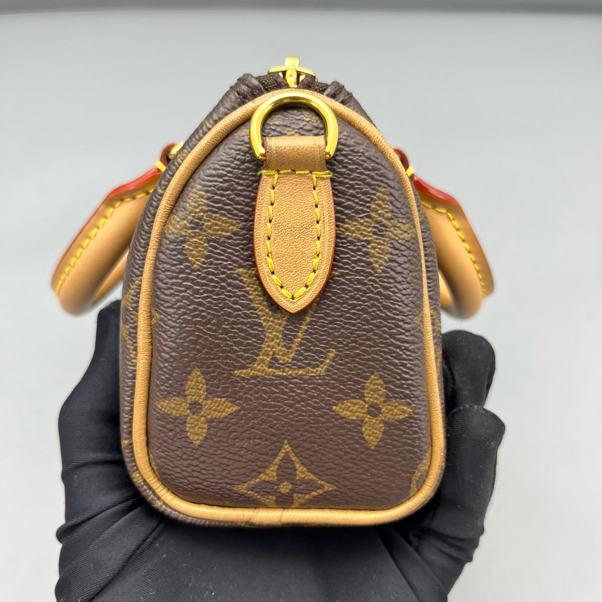 Louis Vuitton - Speedy Nano - Cloth - Brown - (mini)