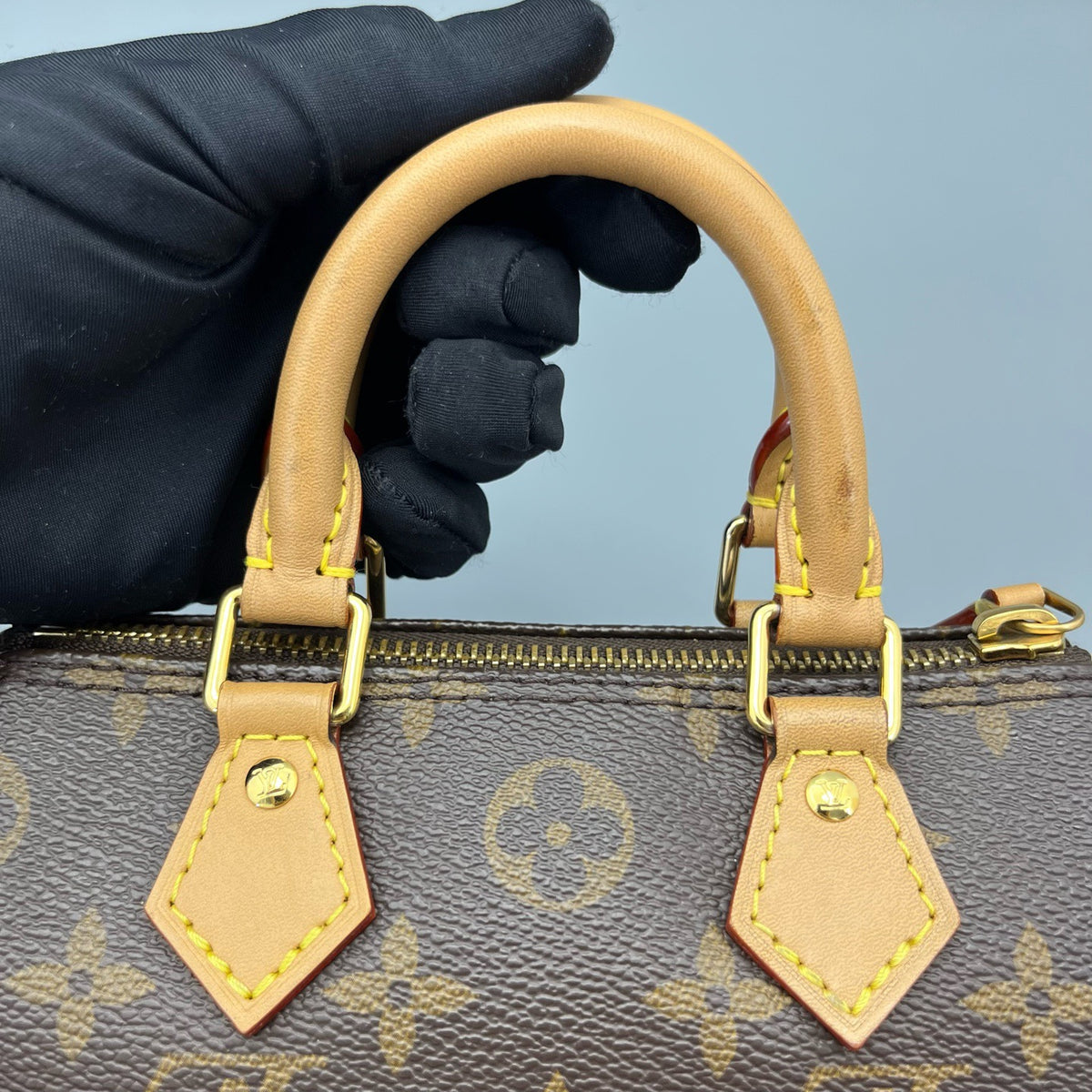 Louis Vuitton - Speedy Nano - Cloth - Brown - (mini)