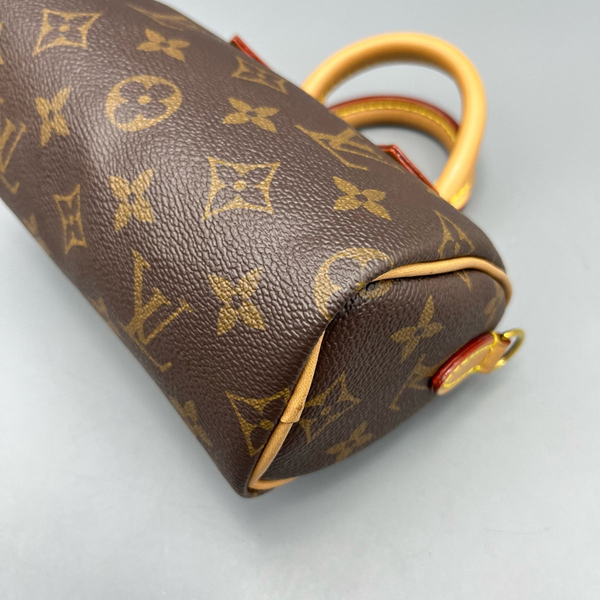 Louis Vuitton - Speedy Nano - Cloth - Brown - (mini)