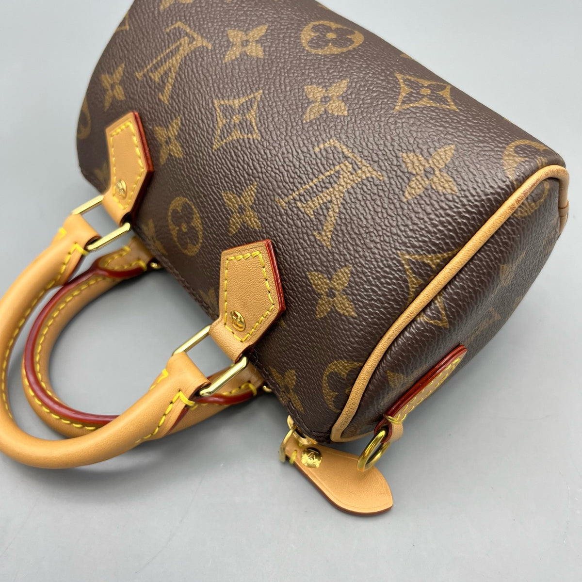 Louis Vuitton - Speedy Nano - Cloth - Brown - (mini)