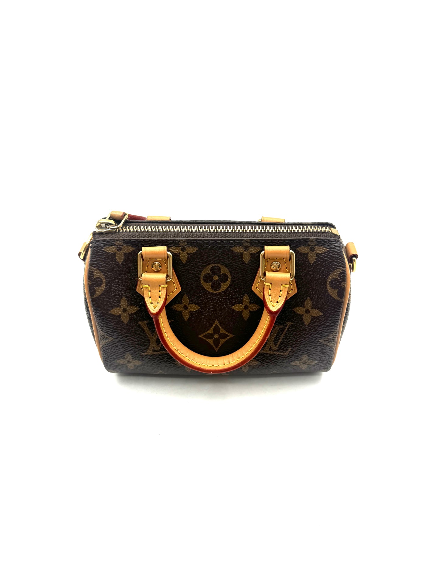 Louis Vuitton - Speedy Nano - Coated canvas with Vachetta leather trim - Brown - (mini)