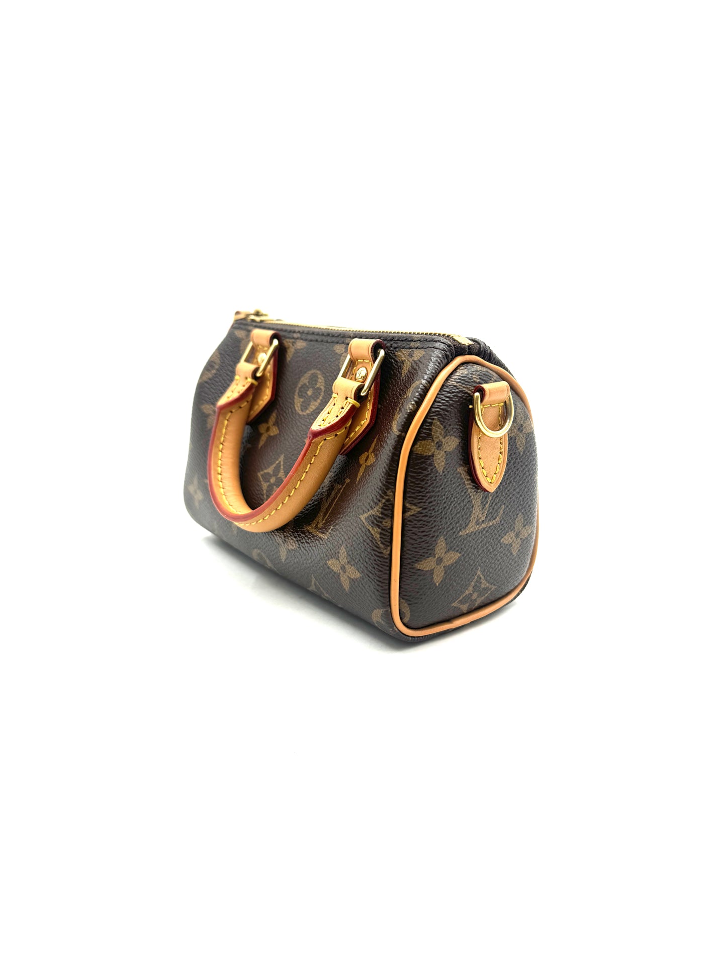 Louis Vuitton - Speedy Nano - Coated canvas with Vachetta leather trim - Brown - (mini)