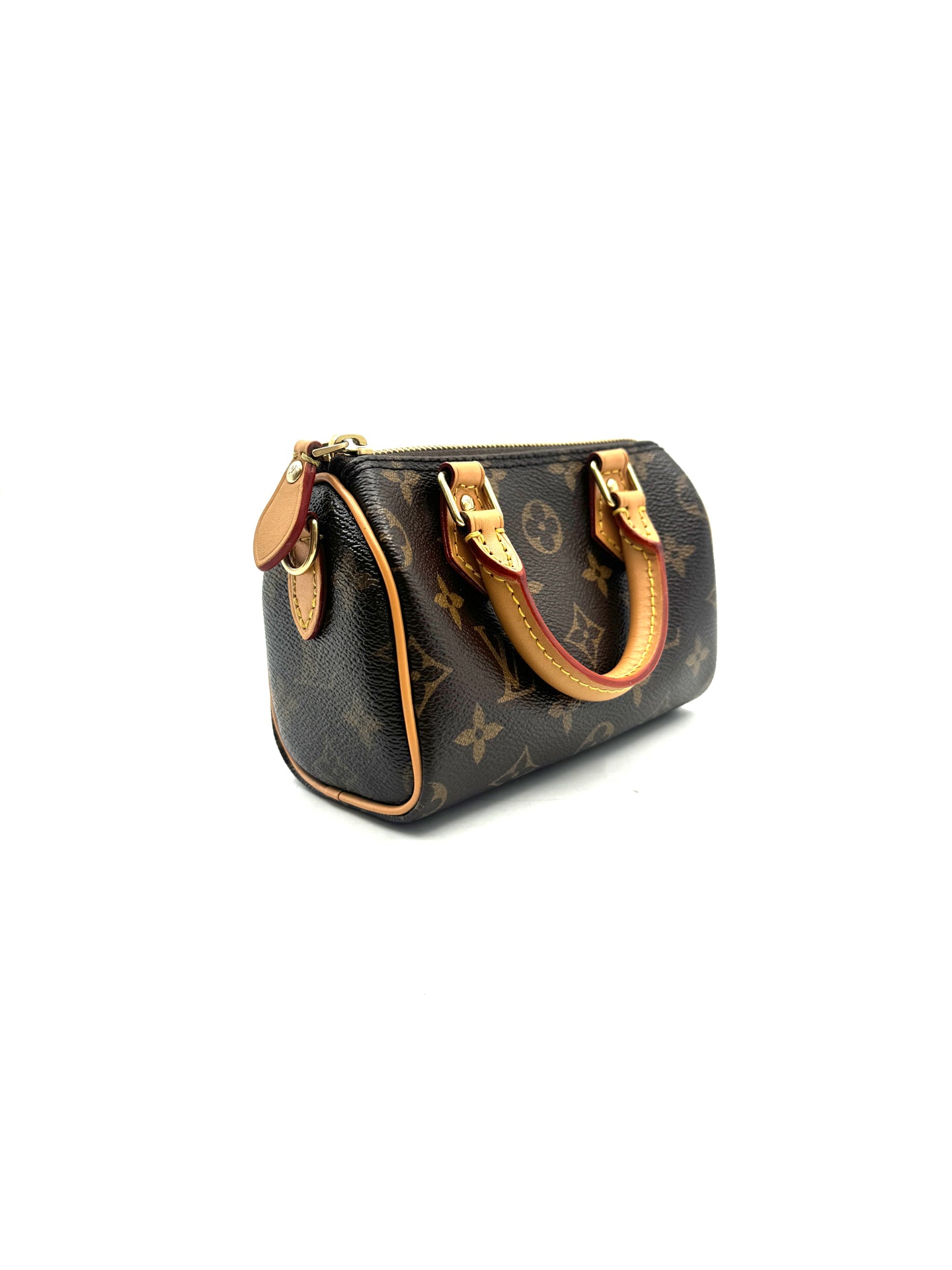 Louis Vuitton - Speedy Nano - Coated canvas with Vachetta leather trim - Brown - (mini)