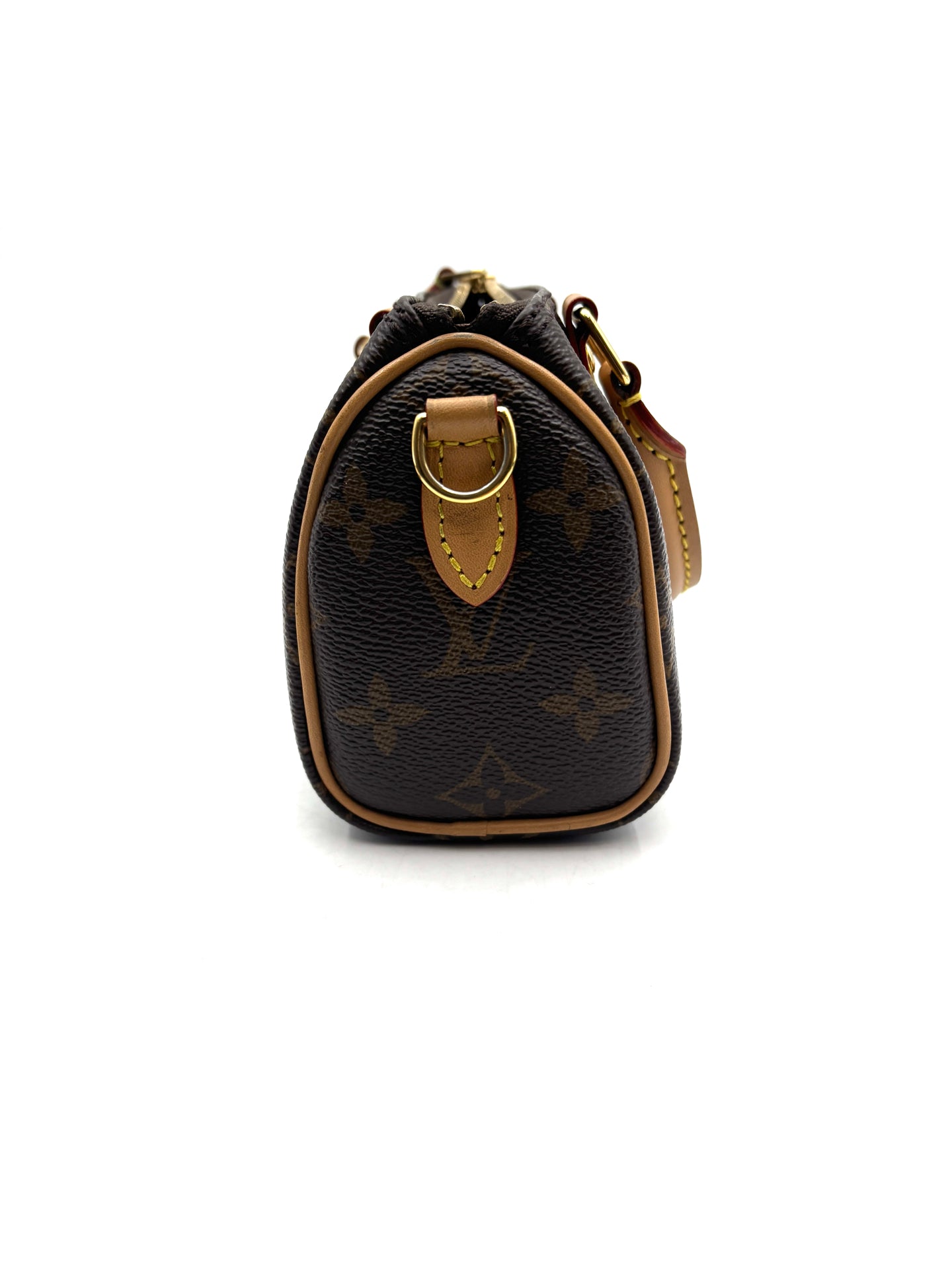 Louis Vuitton - Speedy Nano - Coated canvas with Vachetta leather trim - Brown - (mini)