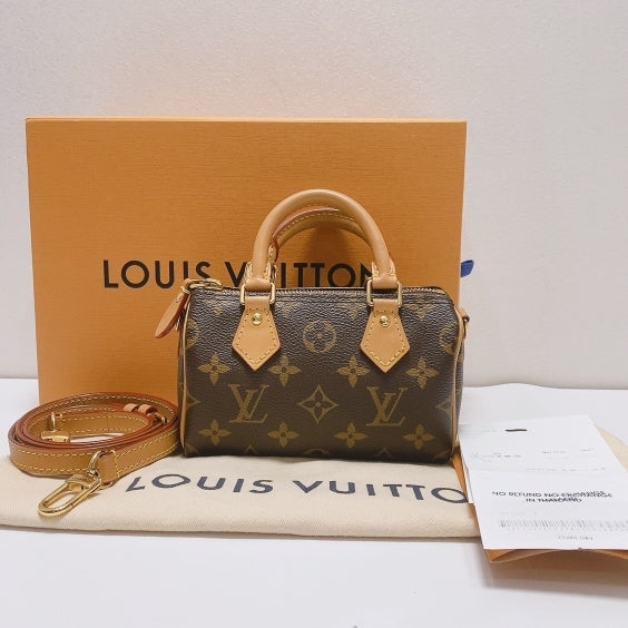 Louis Vuitton - Speedy Nano - Leather - Brown - (mini)
