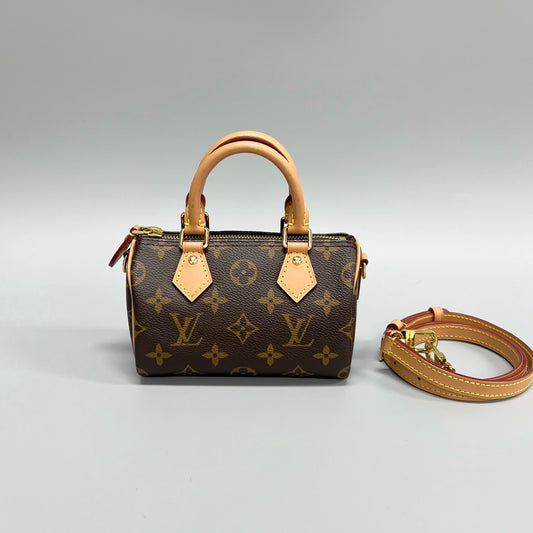 Louis Vuitton - Speedy Nano - Leather - Brown - (mini)