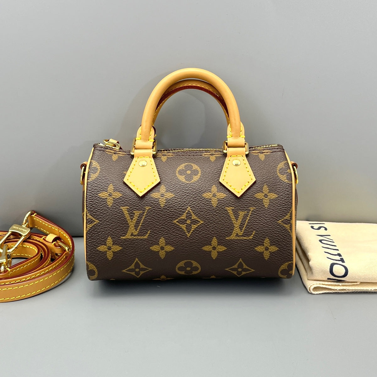Louis Vuitton - Speedy Nano - Leather - Brown - (mini)