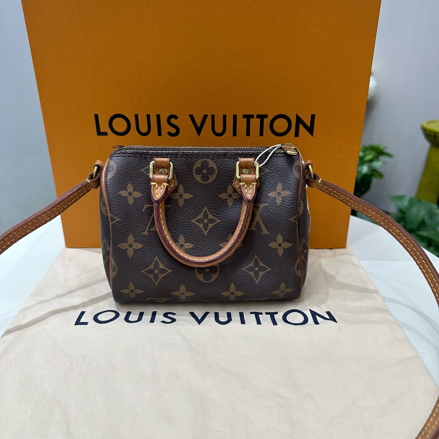 Louis Vuitton - Speedy Nano - Leather - Brown - (mini)