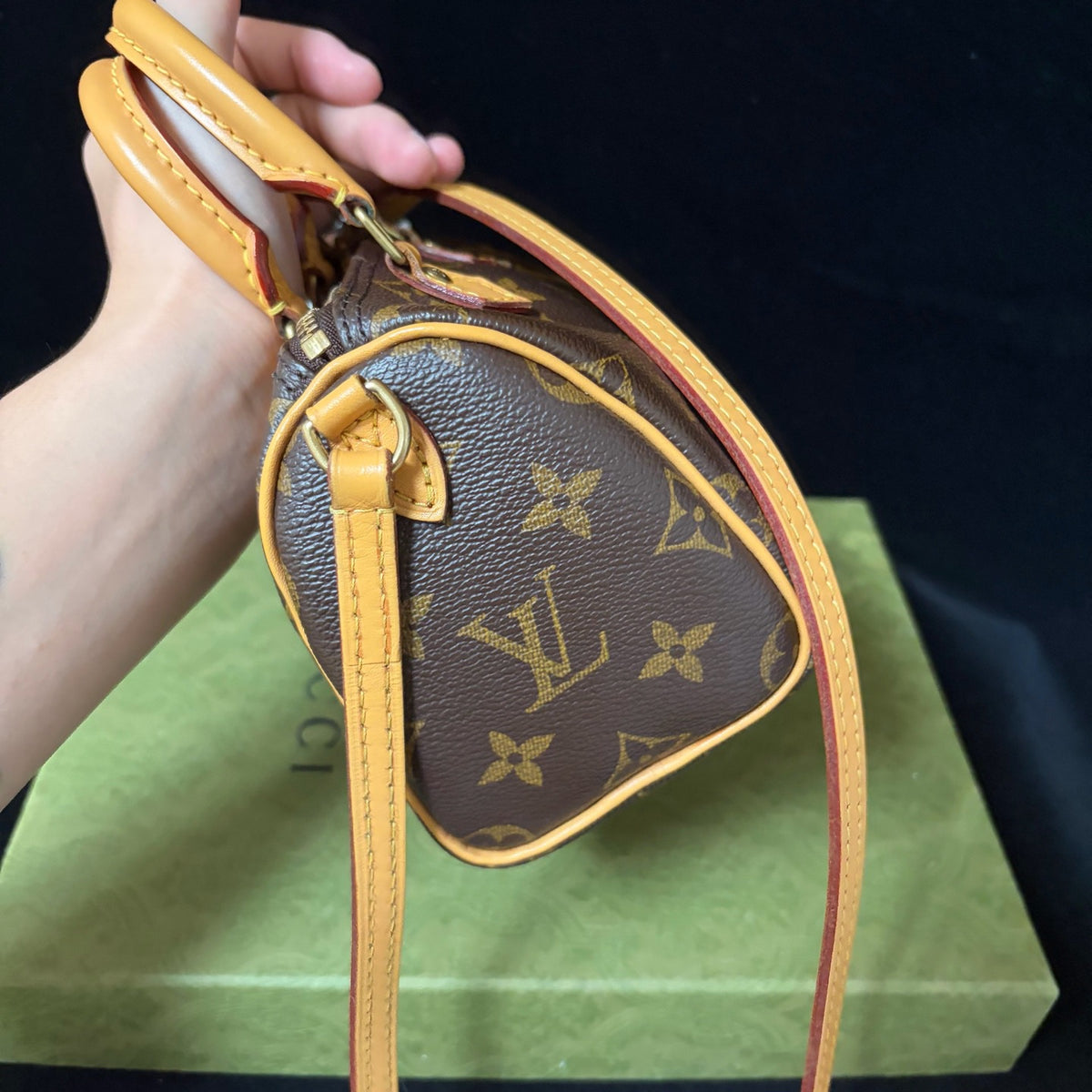 Louis Vuitton - Speedy Nano - Leather - Brown - (mini)