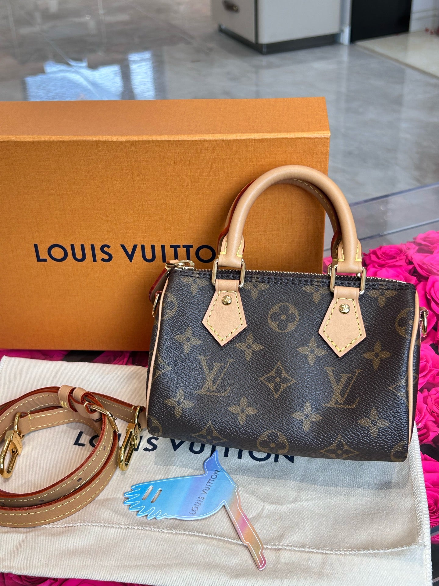 Louis Vuitton - Speedy Nano - Leather - Brown - (mini)