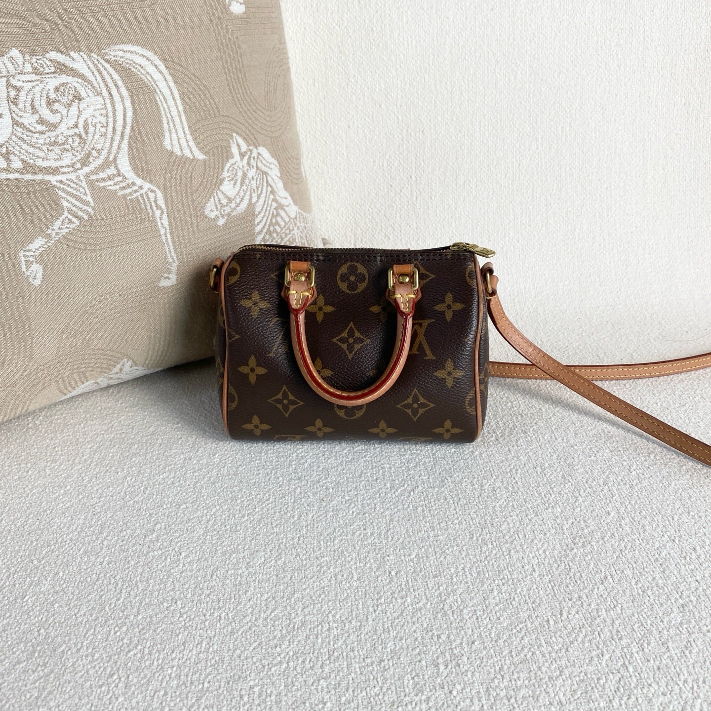 Louis Vuitton - Speedy Nano - Leather - Brown - (mini)