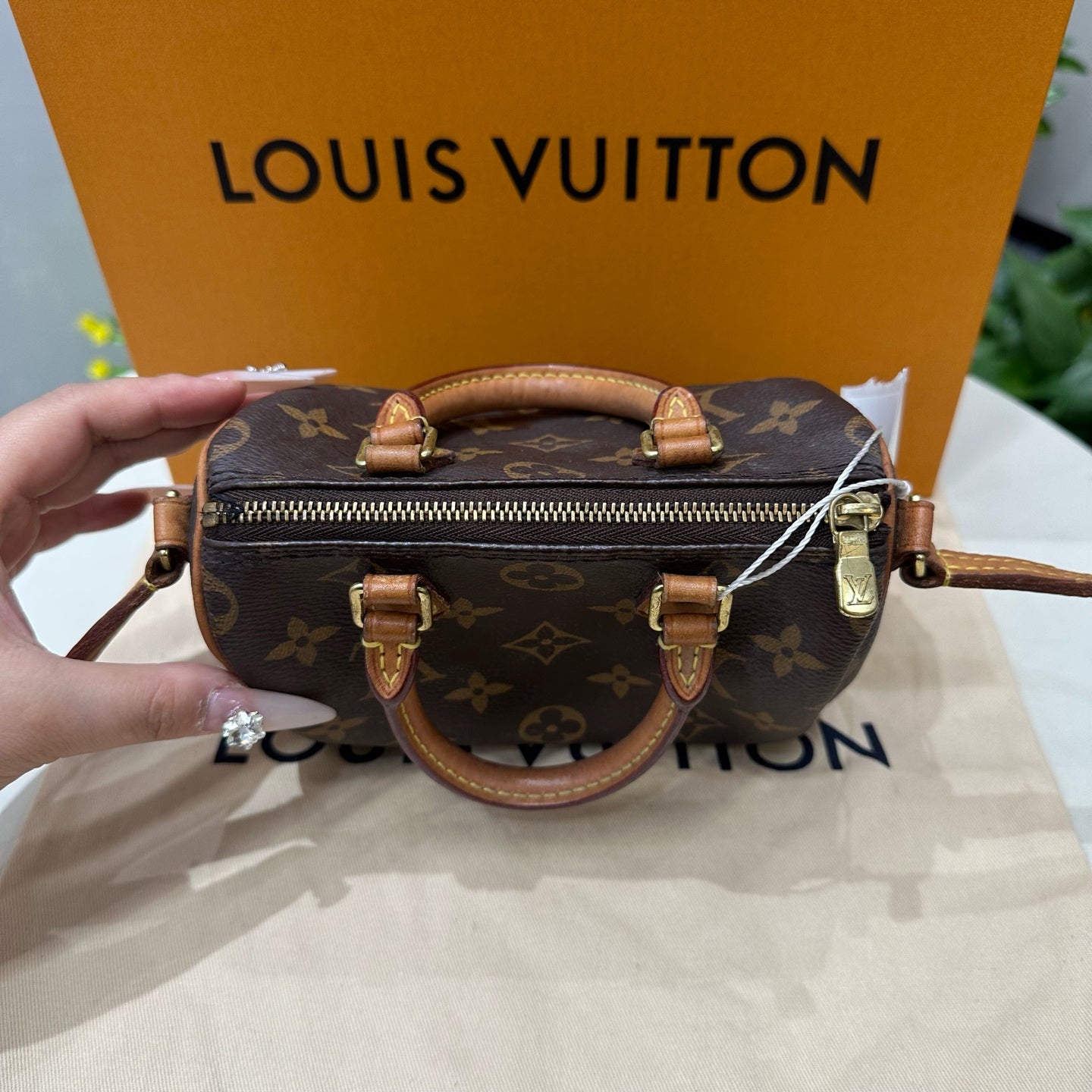 Louis Vuitton - Speedy Nano - Leather - Brown - (mini)