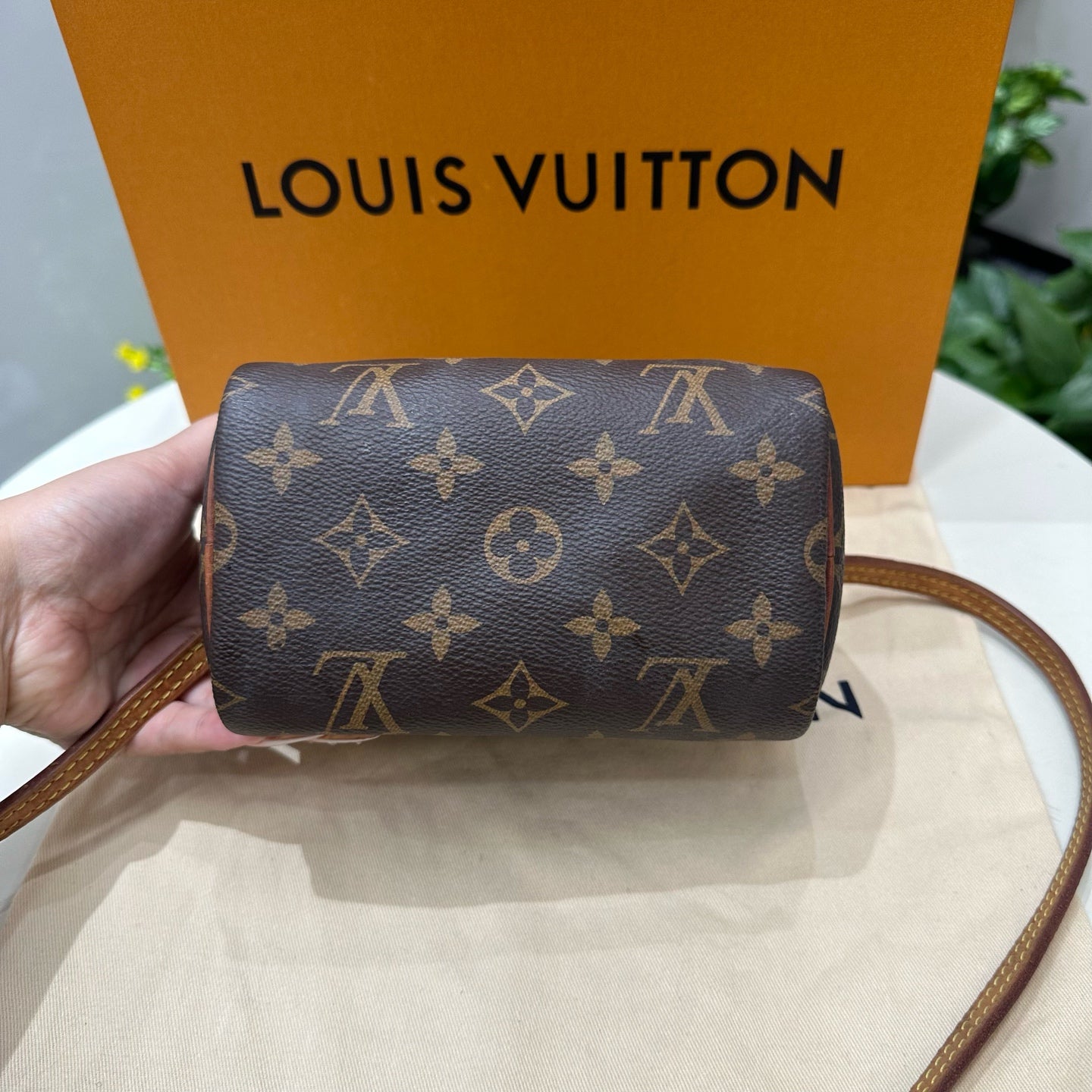 Louis Vuitton - Speedy Nano - Leather - Brown - (mini)