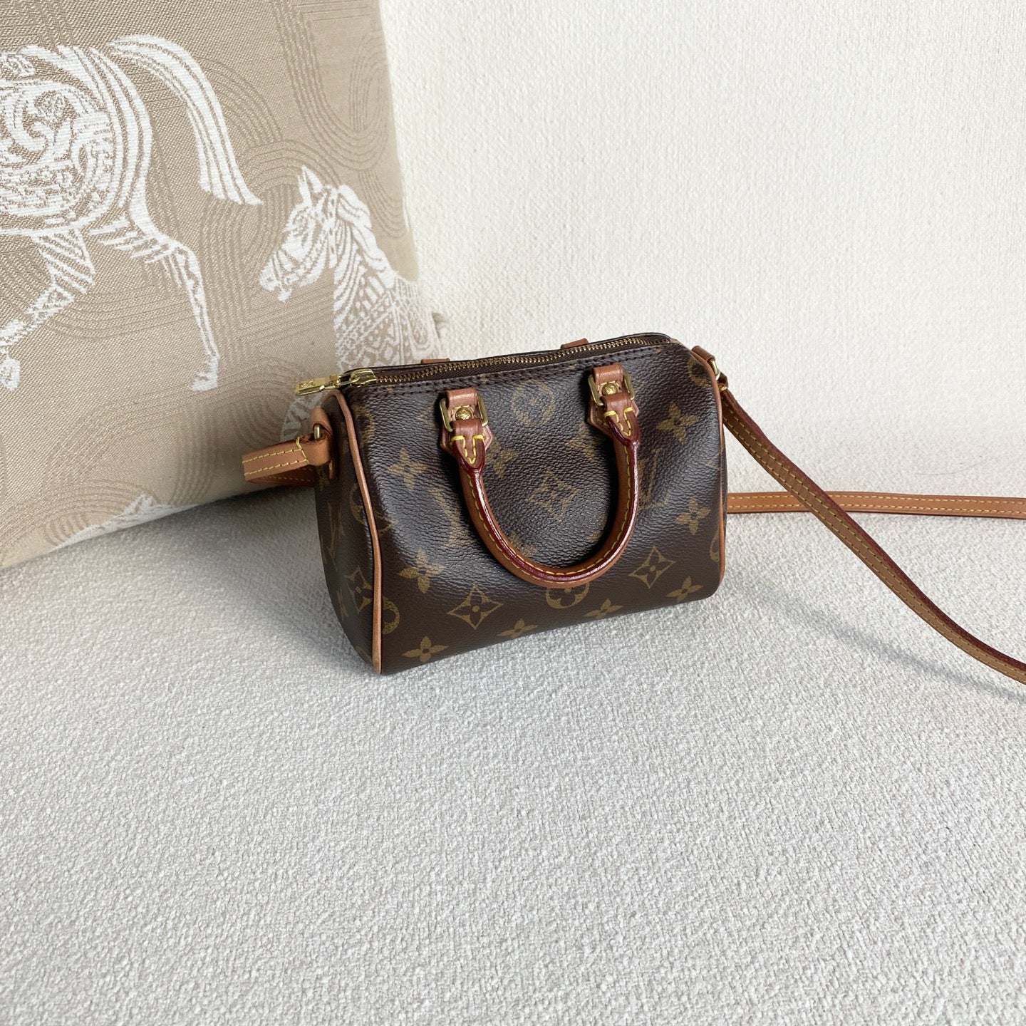 Louis Vuitton - Speedy Nano - Leather - Brown - (mini)