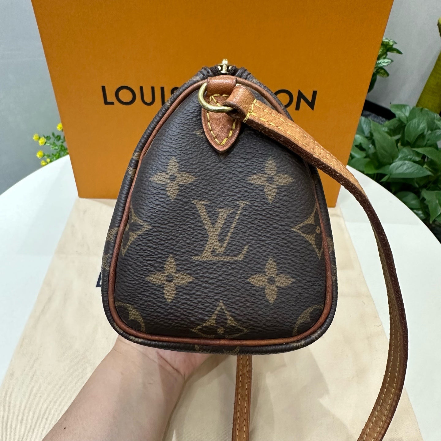 Louis Vuitton - Speedy Nano - Leather - Brown - (mini)