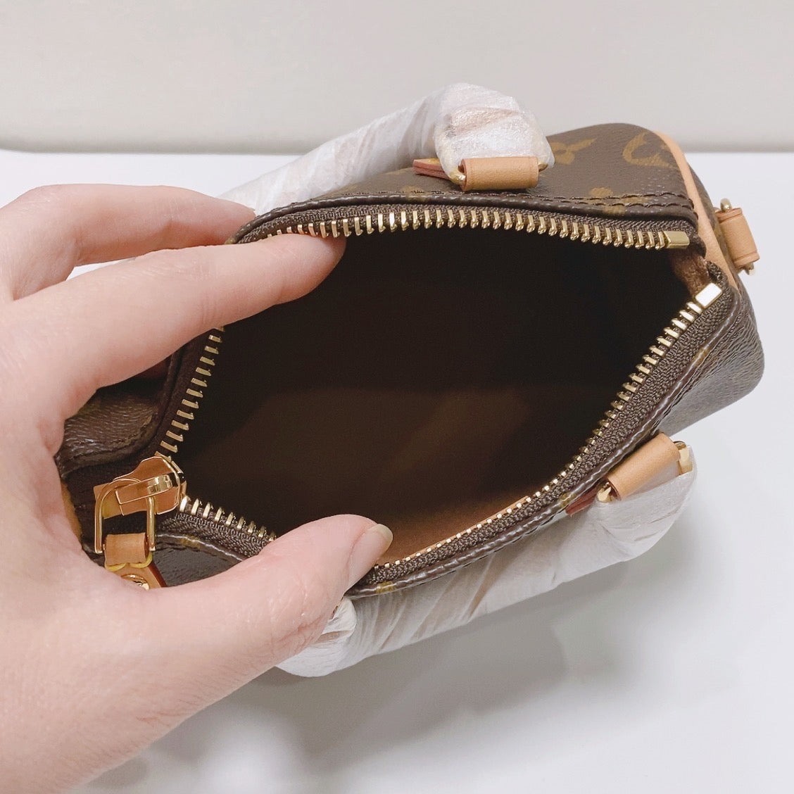 Louis Vuitton - Speedy Nano - Leather - Brown - (mini)