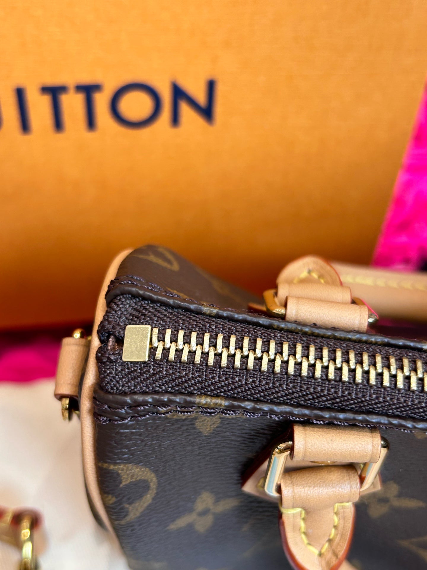Louis Vuitton - Speedy Nano - Leather - Brown - (mini)