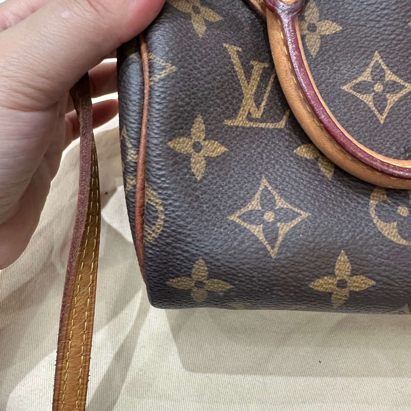 Louis Vuitton - Speedy Nano - Leather - Brown - (mini)