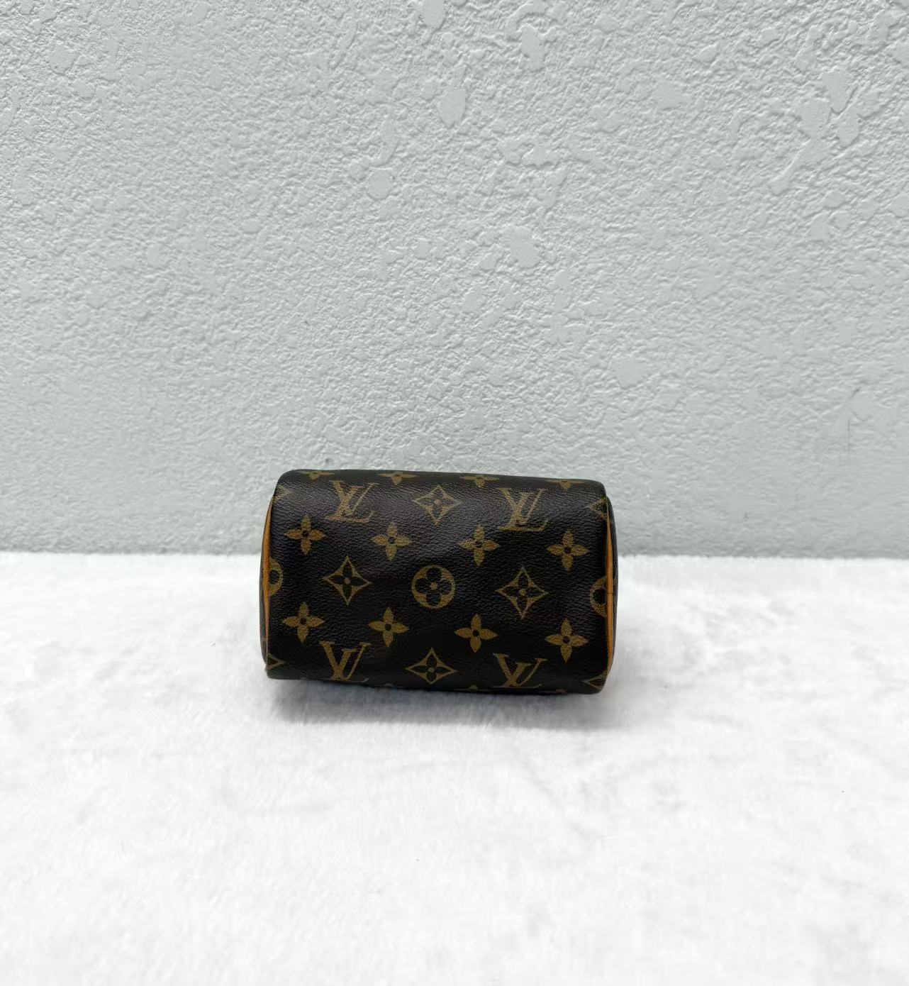Louis Vuitton - Speedy Nano - Monogram canvas and vachetta leather - Brown - (mini)
