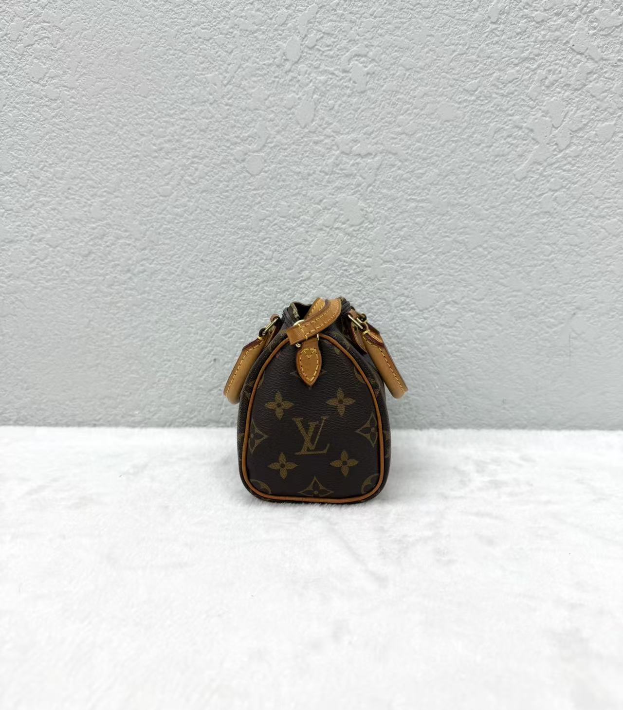 Louis Vuitton - Speedy Nano - Monogram canvas and vachetta leather - Brown - (mini)