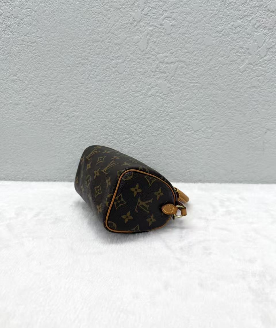 Louis Vuitton - Speedy Nano - Monogram canvas and vachetta leather - Brown - (mini)