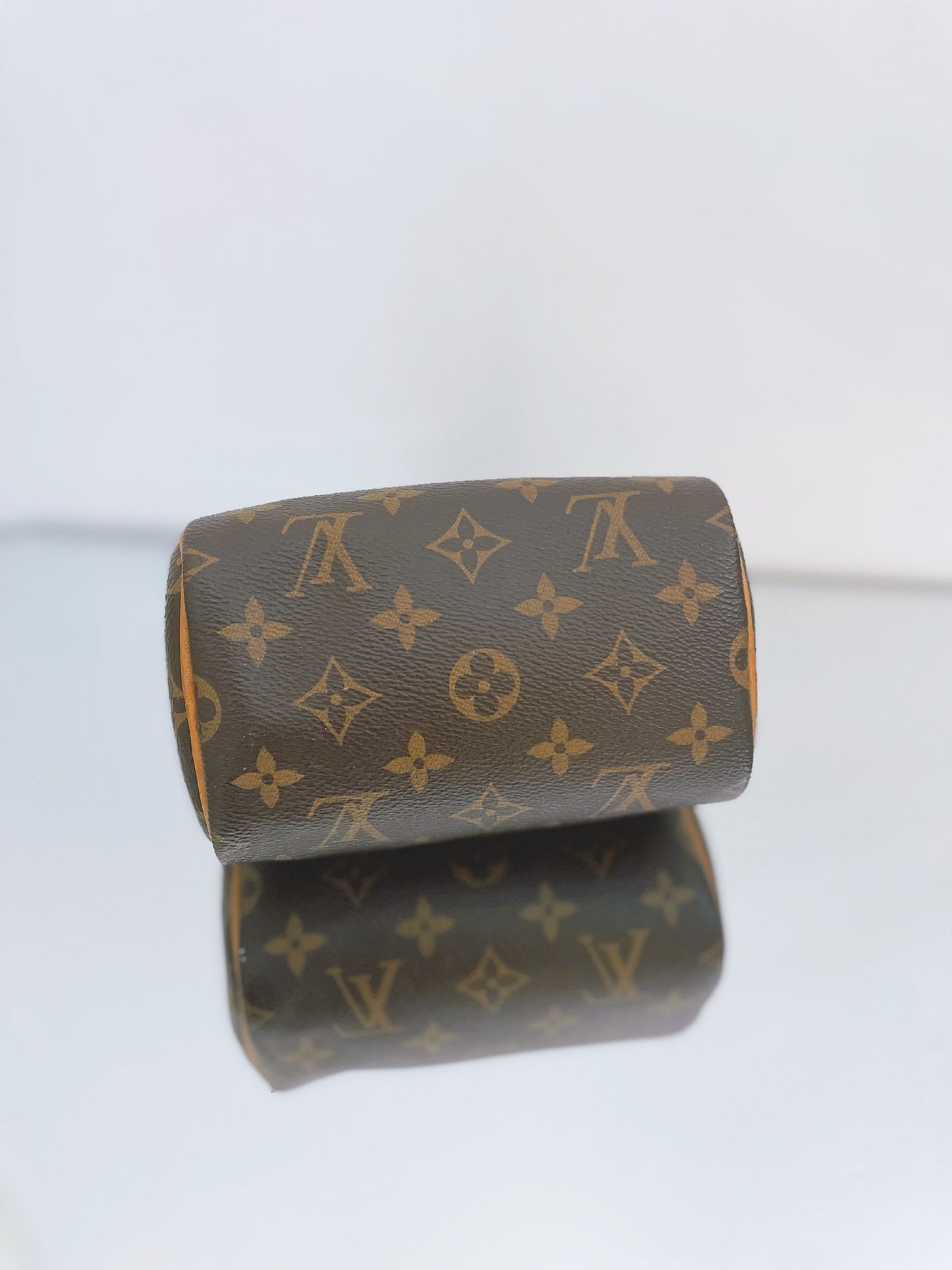 Louis Vuitton - Speedy Nano - Monogram coated canvas with natural cowhide leather trim - Brown - (mini)