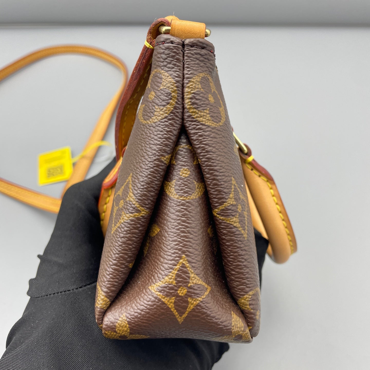Louis Vuitton - Speedy Nano - Monogram coated canvas with Vachetta leather trim - Brown and Red - (mini)