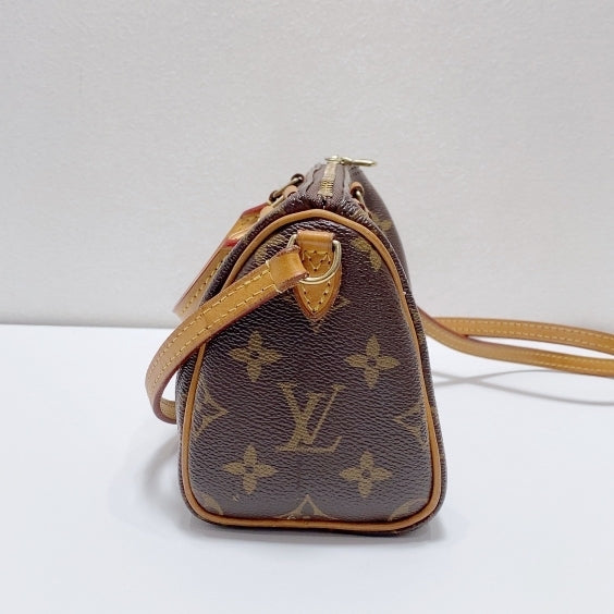 Louis Vuitton - Speedy Nano - Synthetic - Brown - (mini)