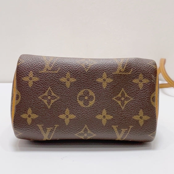 Louis Vuitton - Speedy Nano - Synthetic - Brown - (mini)