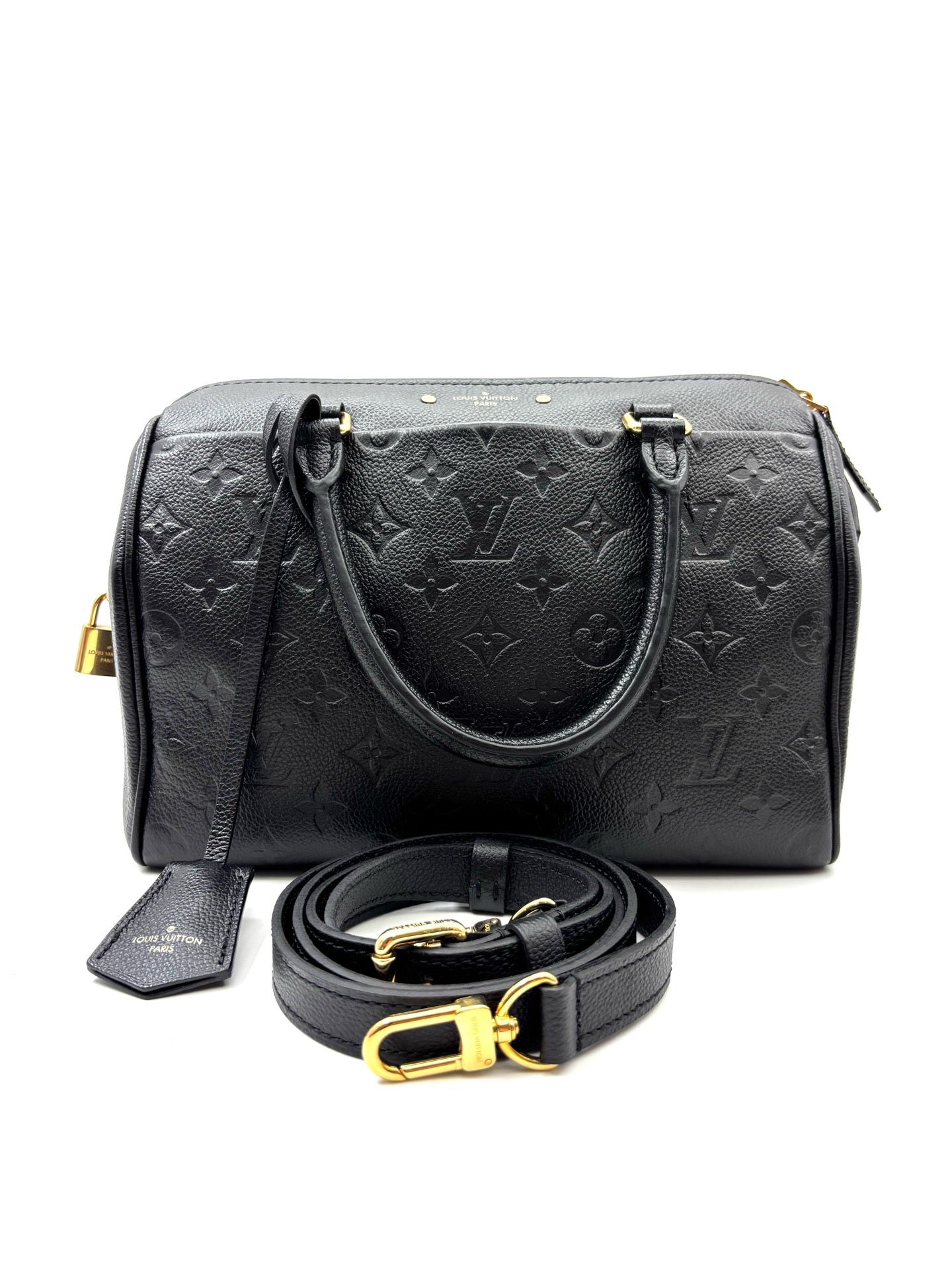 Louis Vuitton - Speedy Soft 25 - Leather - Black - (25)