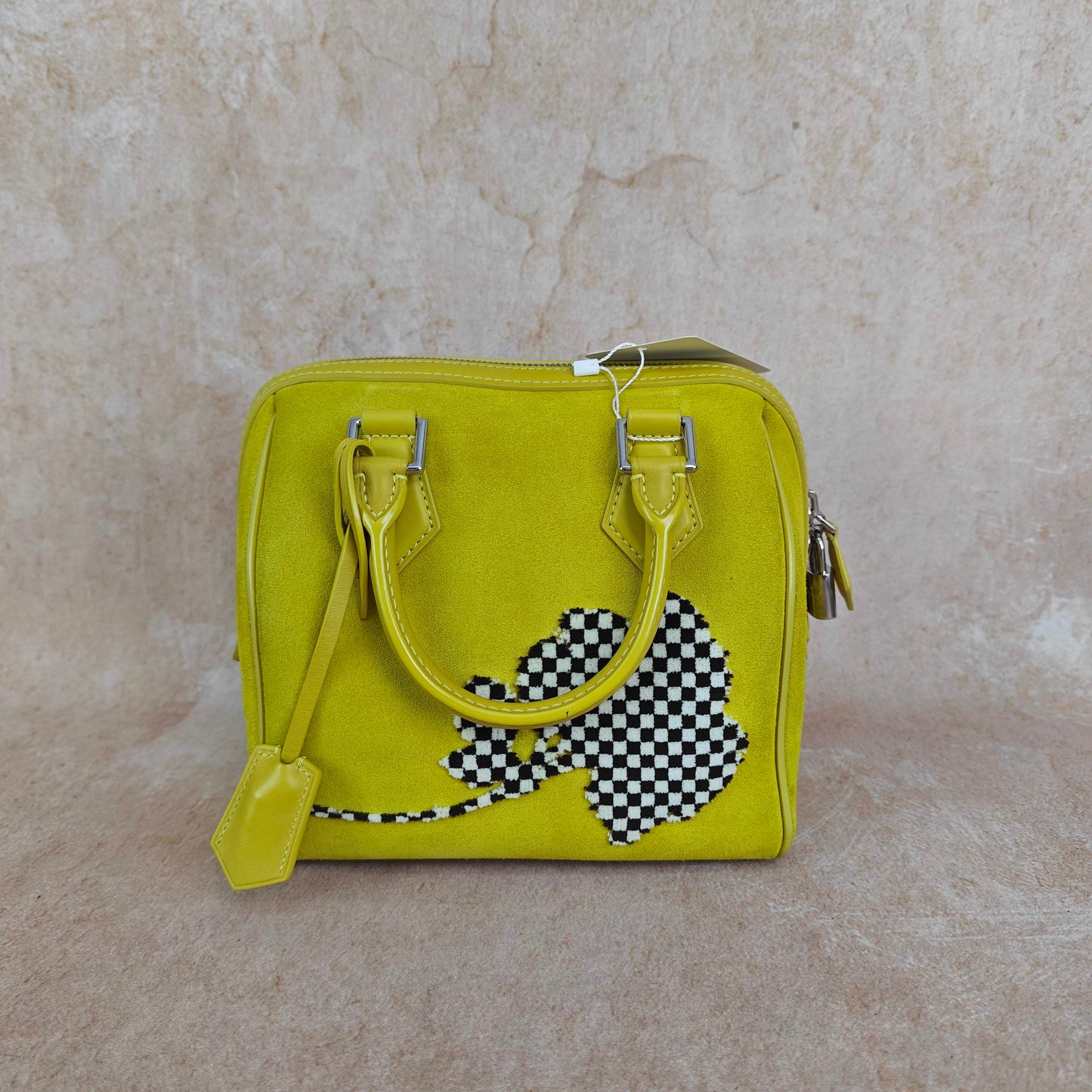 Louis Vuitton - Speedy - Suede - Yellow - (mini)