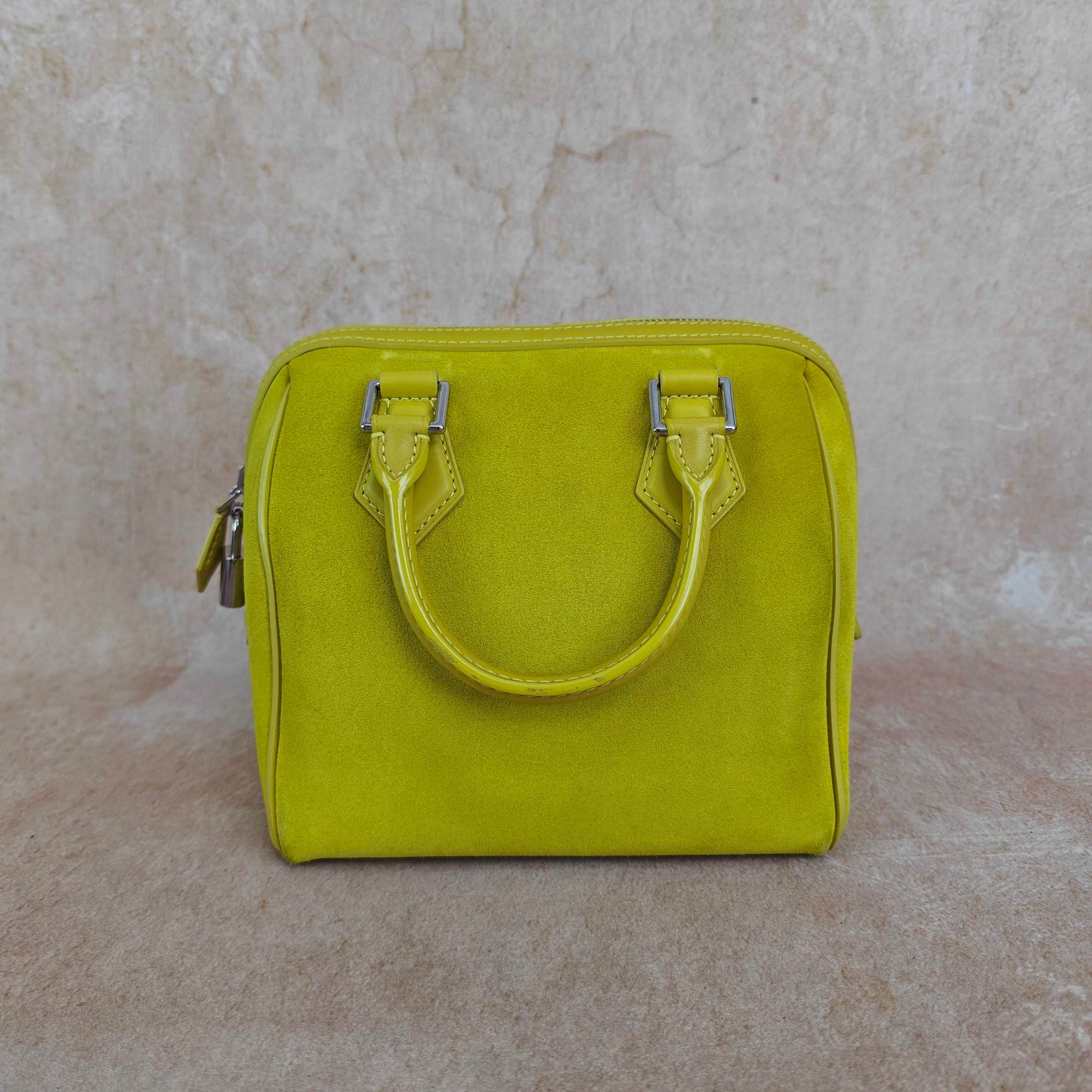 Louis Vuitton - Speedy - Suede - Yellow - (mini)