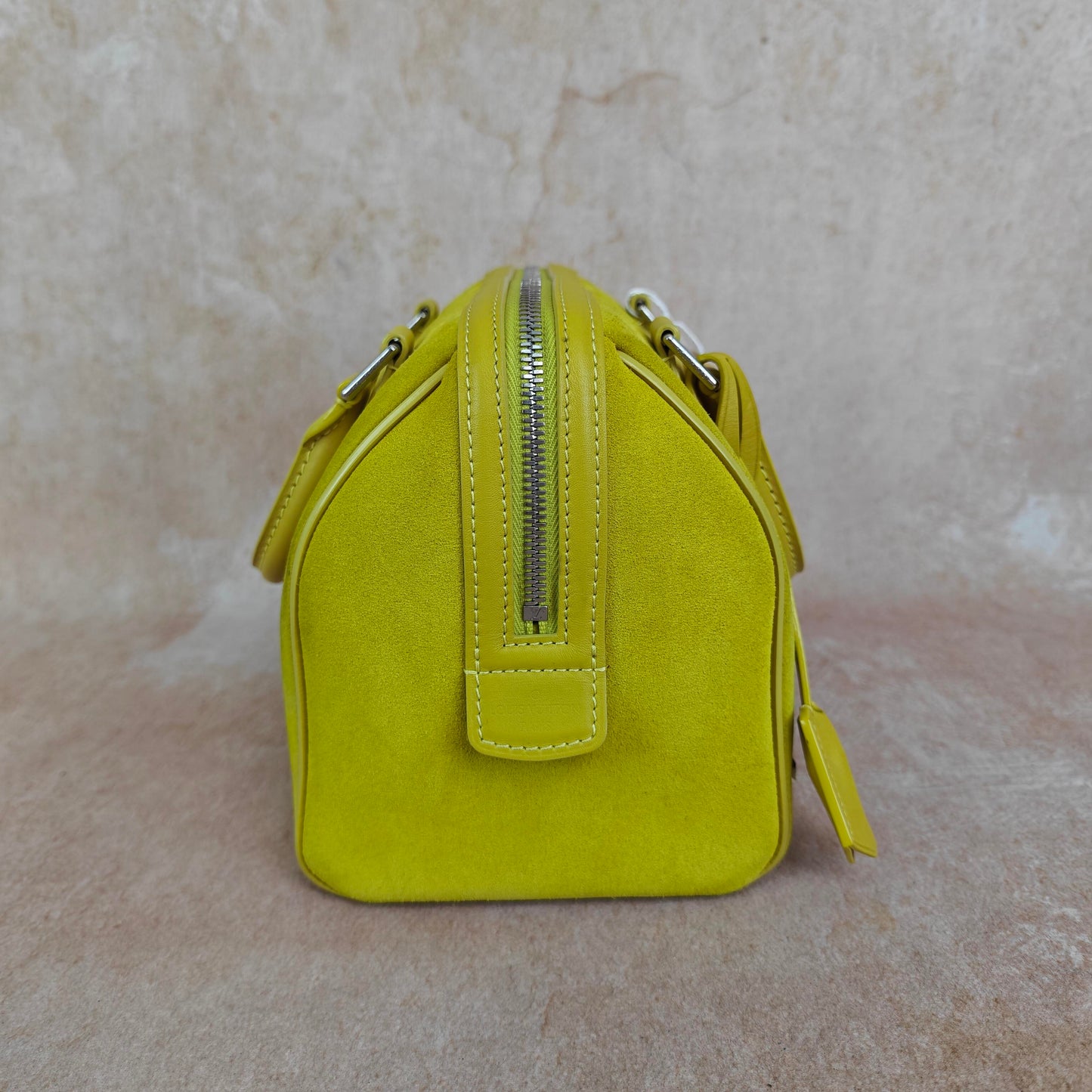 Louis Vuitton - Speedy - Suede - Yellow - (mini)