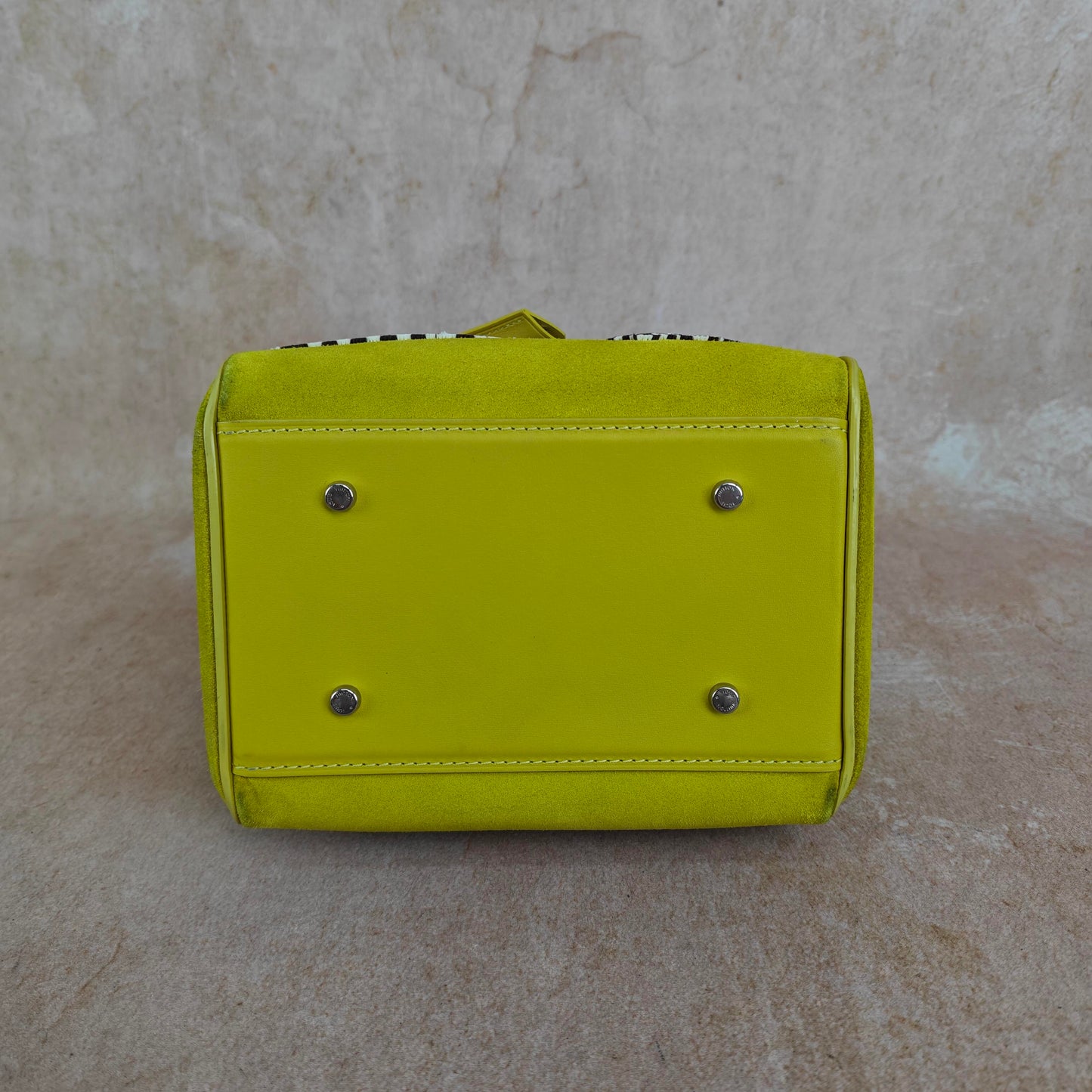 Louis Vuitton - Speedy - Suede - Yellow - (mini)